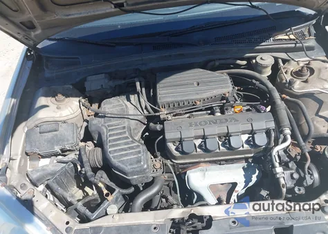 2002 Honda Civic Lx from USA, damaged, VIN 1HGEM22522L041411